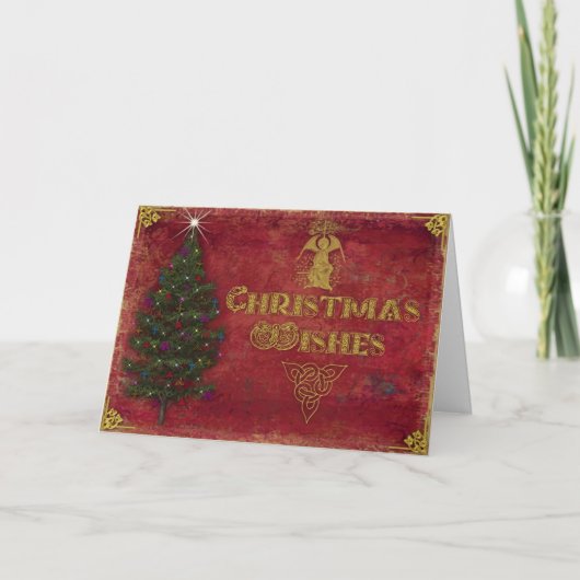 Carte de Noël. Voeux de Noël (Devant)