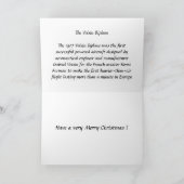 Carte de Noël - Voisin Biplane (Intérieur)