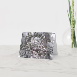 Carte de Noël Warm Winter Wire