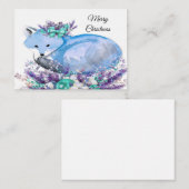 Carte de Noël Watercolor (Devant / Derrière)