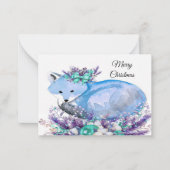 Carte de Noël Watercolor (Devant)