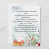 Carte de Noël Watercolor (Dos)