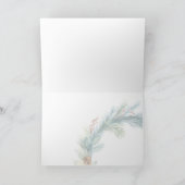 Carte de Noël Watercolor Wire (Intérieur)