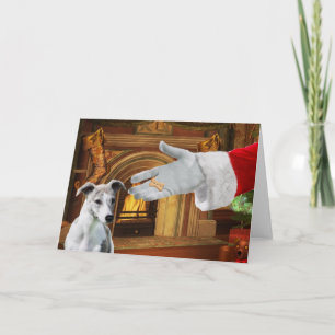 Carte de Noël Whippet