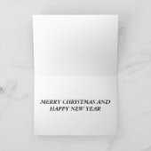 CARTE DE NOËL WILLIE WAGTAIL AUSTRALIE (Intérieur)