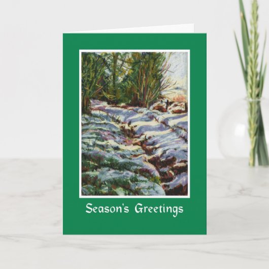 Carte de Noël Wintry Walk (Devant)