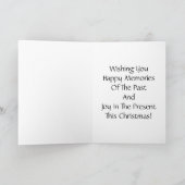 Carte de Noël "Wishing You Happy Memories" (Intérieur)