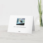 Carte de Noël Wolf, Ours et Aigle (Dos)