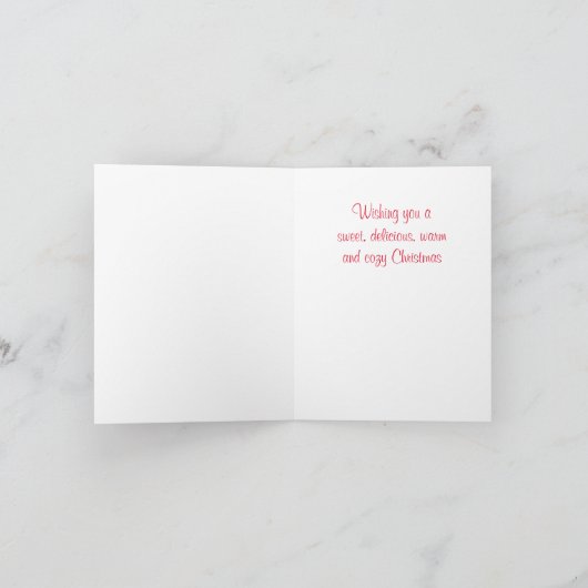 Carte de Noël WOOLIE GINGERPREAD (Intérieur)