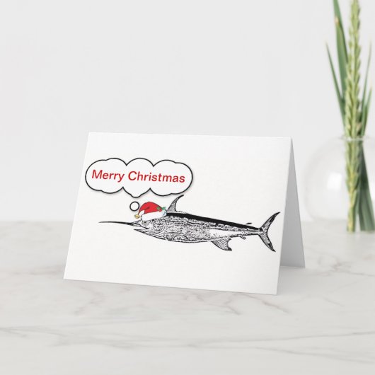 Carte de Noël Wordfish (Devant)
