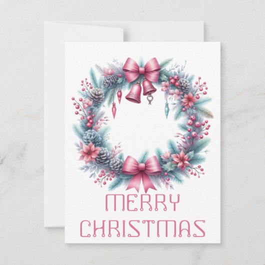 Carte de Noël Wreath (Devant)