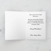 Carte de Noël WWI (Intérieur)