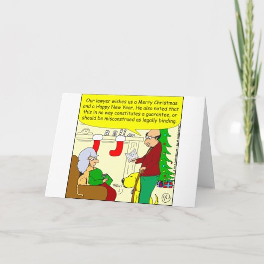 Carte de Noël x08 de notre avocat - dessin animé (Devant)