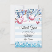 Carte de Noël, Xmas, carte de remerciement (Devant)