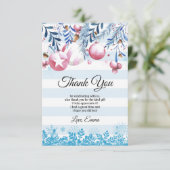 Carte de Noël, Xmas, carte de remerciement (Debout devant)