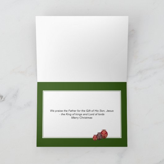 Carte de Noël YESHUA JESUS (Intérieur)