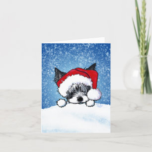 Carte de Noël Yorkie