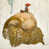 Carte de Noël Yule Goe Art vintage