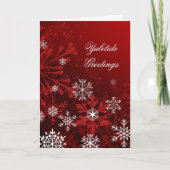 Carte de Noël Yuletide customisée (Devant)