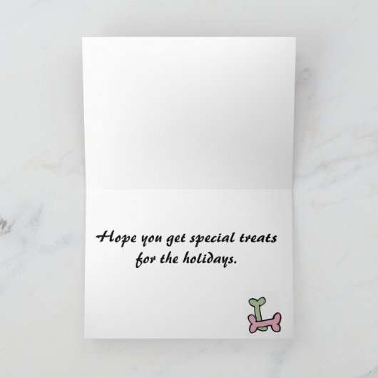 Carte de Noël ZA-Black Labrador (Intérieur)