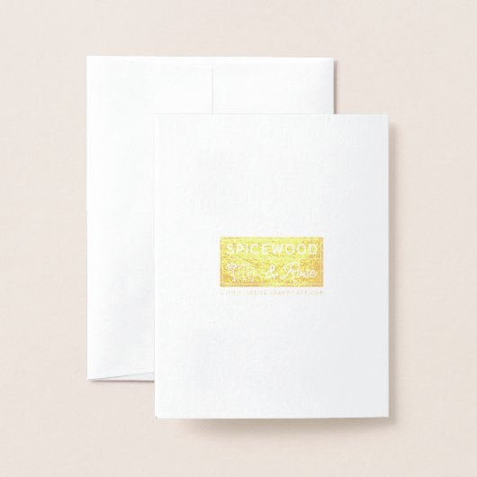 Carte de Noël Zilker Austin Texas (Derrière avec enveloppe)