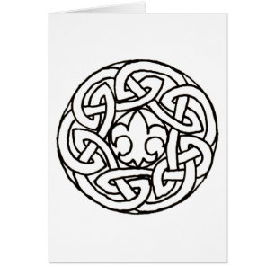 Carte de noeud de scout de garçon