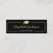 Carte de nom de diplôme | Carte d'insertion Partie (Devant)