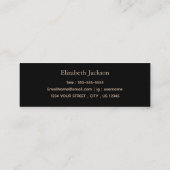 Carte de nom de diplôme | Carte d'insertion Partie (Dos)