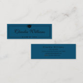 Carte de nom de diplôme. Élégante carte d'insertio (Devant / Derrière)