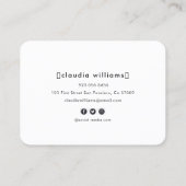 Carte de nom de diplôme - Gold Classic Insert Card (Dos)