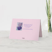 Carte de nom de femme Iris Irises Fleur Joyeux Ann (Dos)