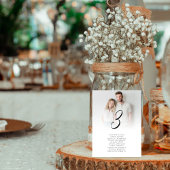 Carte de nom de invité de mariage avec superpositi