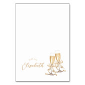 Carte de nom de la Fête des mariées Pearls & Prose (Par défaut)