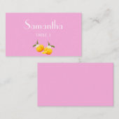 Carte de nom de la Fête des mariées principale Ape (Devant / Derrière)