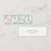 Carte de nom de la parties scintillant étincelante (Devant / Derrière)