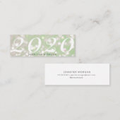 Carte de nom de la parties scintillant étincelante (Devant / Derrière)