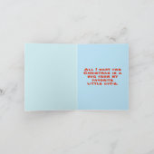 Carte de nom de Noël pour enfants personnalisés (Intérieur)