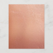 Carte de nom d'invité avec impression vintage rose (Dos)