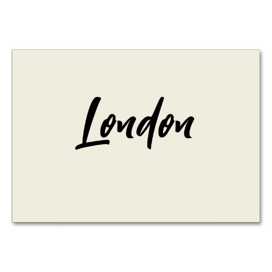 Carte de nom du Mariage de table moderne chic (Dos)