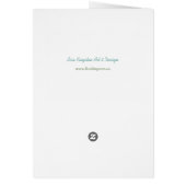 Carte de nom élégante Joyeux Anniversaire Personna (Dos)