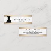 Carte de nom moderne élégante (Devant / Derrière)