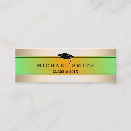 Carte de nom moderne élégante (Devant)