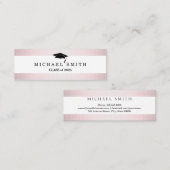 Carte de nom moderne élégante (Devant / Derrière)