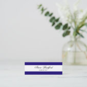 Carte de nom officiel bleu - Boîtier (Debout devant)