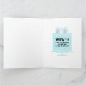 Carte de nom personnalisée pour photo d'anniversai (Intérieur)