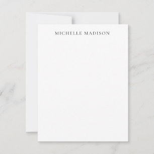 Carte de nom propre minimaliste tendance professio