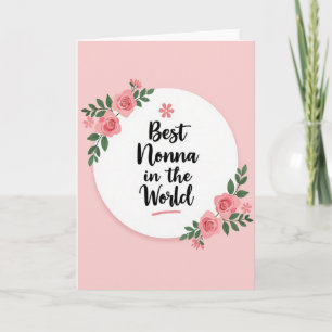 Carte de Nonna Floral Best