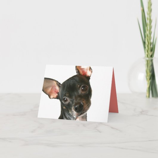 Carte de note (Devant)