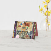 Carte de note (Fleur jaune)