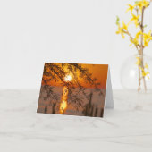 Carte de note (Fleur jaune)